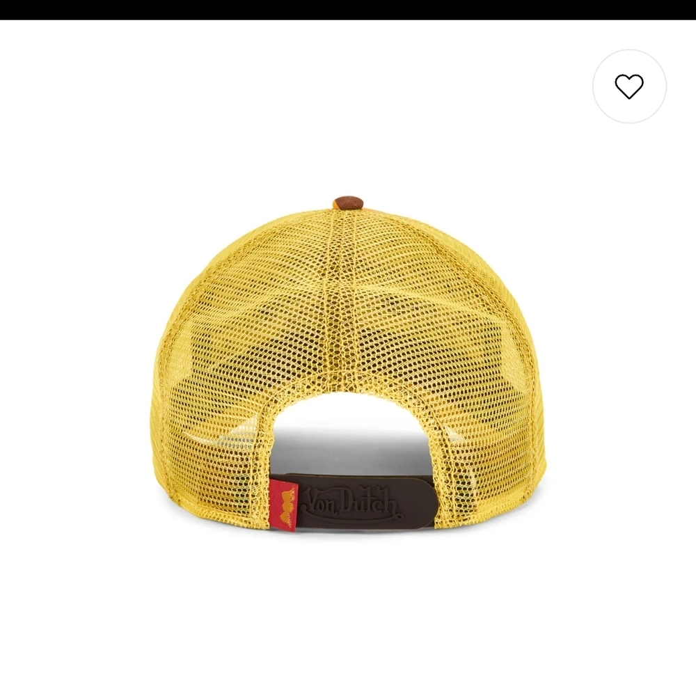 Von Dutch Orange Camo Trucker Hat - Picture 3 of 9